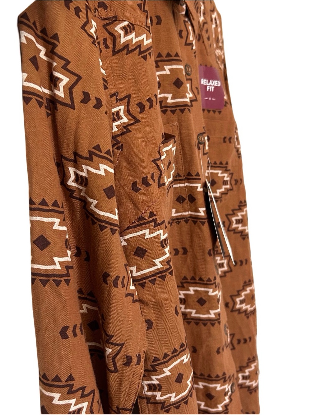 Ariat Real Women's Billie Jean Button Down Shirt Southwestern Small Relaxed New - Picture 3 of 11